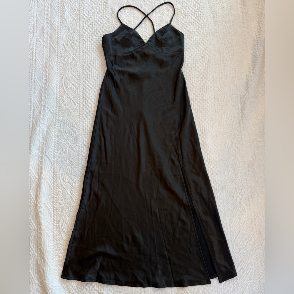 NWT Princess Polly Gigi Midi Dress Black Size 6 - Picture 2 of 6